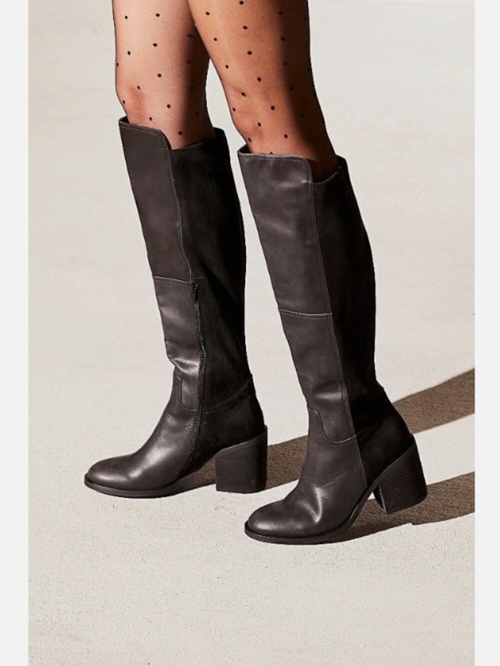 New Free People Landry Over The Knee Boot Size 7 MSRP: $300 Leather